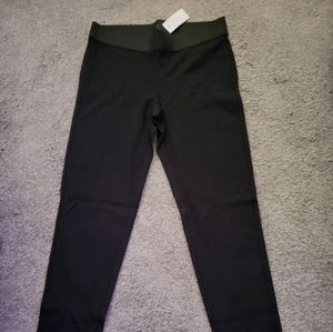 Ann Taylor Stretch pants black tall medium